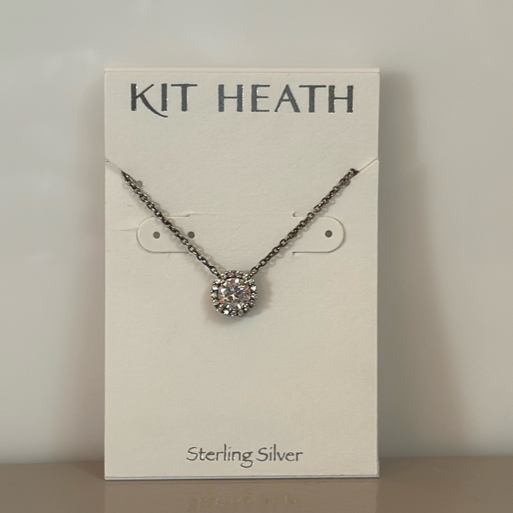 Kit Heath Sterling Silver Swarovski Necklace NWT